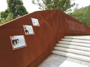 桦甸耐候钢挡土墙